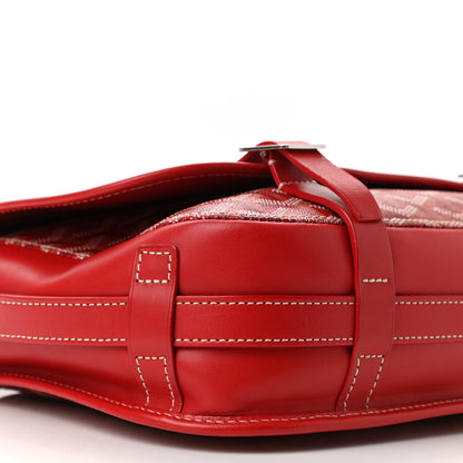Goyard Goyardine Belvedere MM Messenger Bag Red 6 of 8