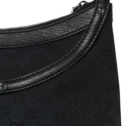 Gucci Monogram Horsebit Hobo Black 11 of 11