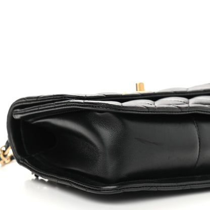 Chanel Shiny Lambskin Quilted Mini Flap Black 7 of 8