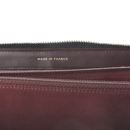 Chanel Caviar Quilted Large Gusset Zip Around Wallet Black 7 of 9