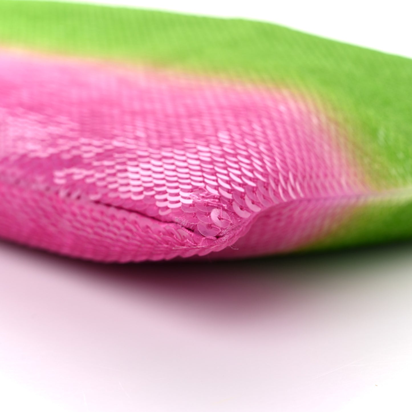 Sequin Ombre Clutch Green Pink