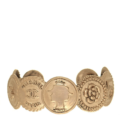 Chanel Medallion Precious Symbols Cuff Gold 1 of 4