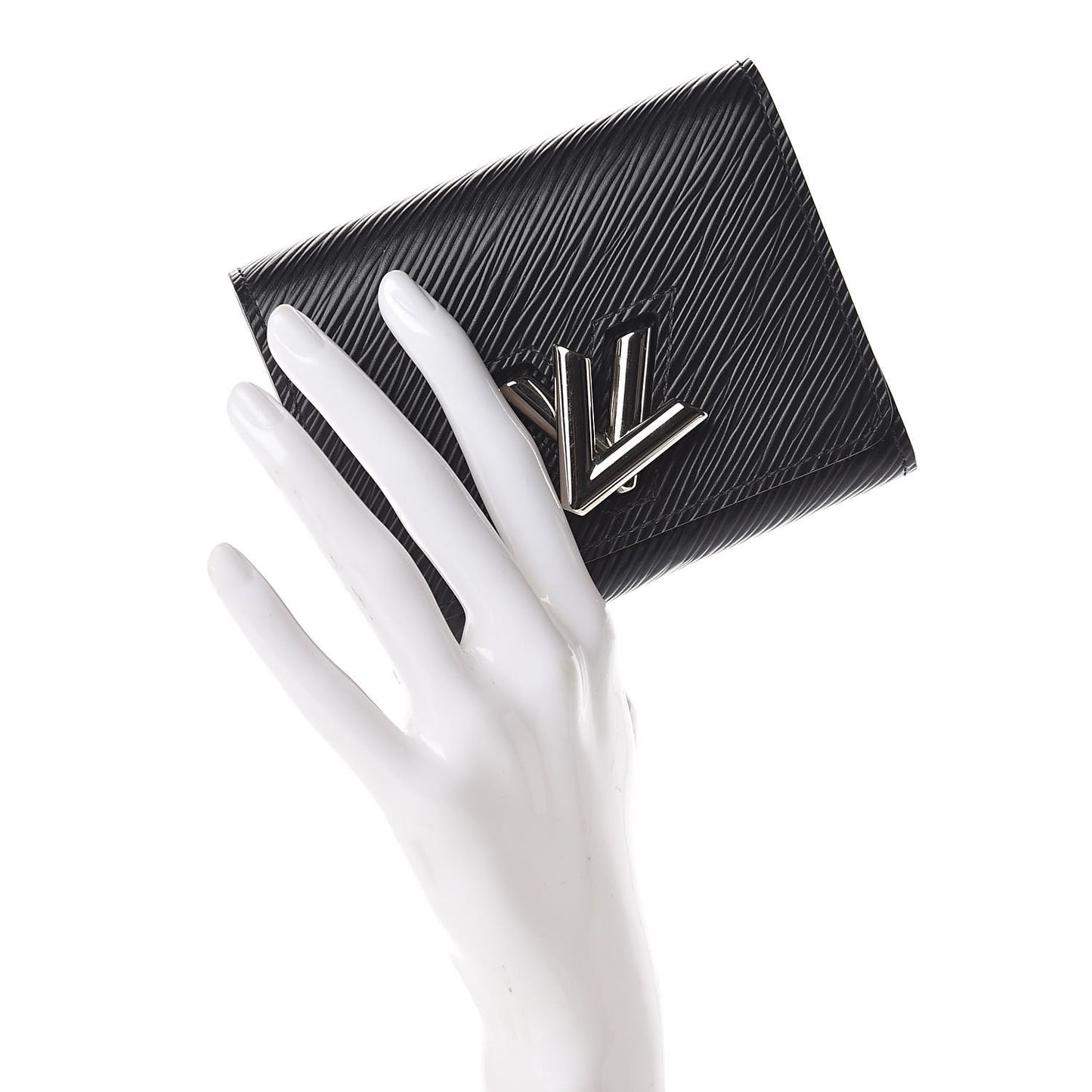 Epi Twist Compact Wallet Black