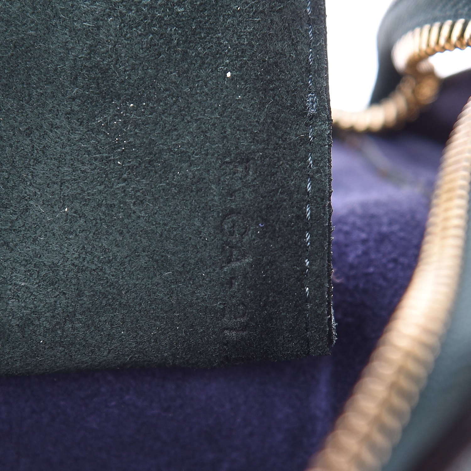 Celine Goatskin Smooth Calfskin Mini Belt Bag Dark Green 8 of 18