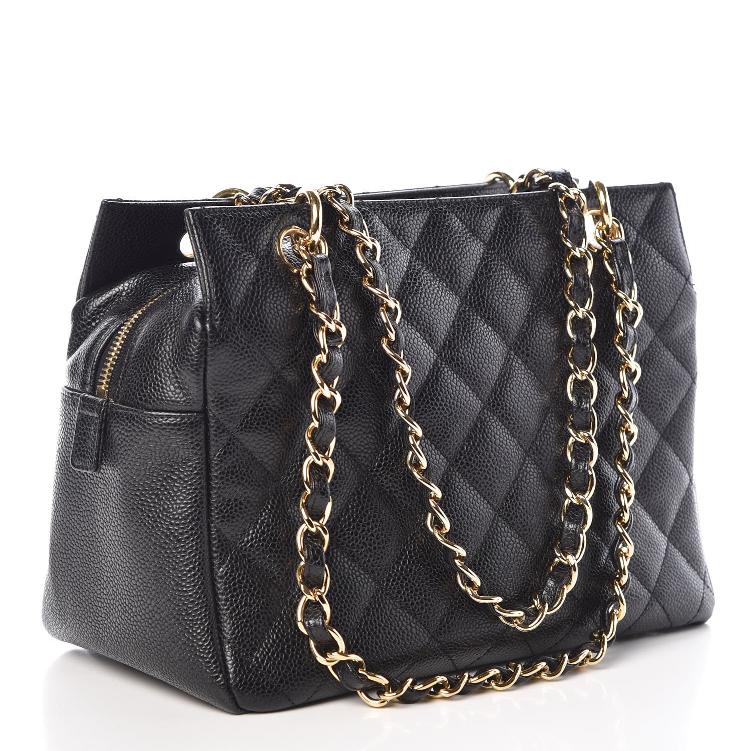Chanel Caviar Quilted Petit Timeless Tote PTT Black 3 of 11
