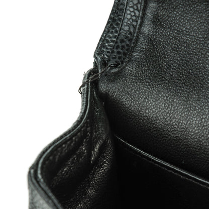 Chanel Caviar Quilted Medium Double Flap Black 6 of 10