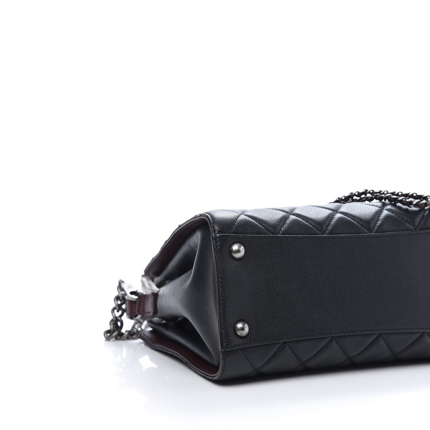 Chanel Caviar Quilted Small CC Bucket Bag Black 6 of 10