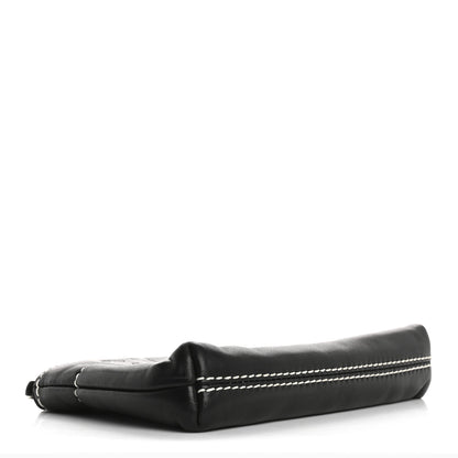 Chanel Lambskin Lax Pochette Black 4 of 12