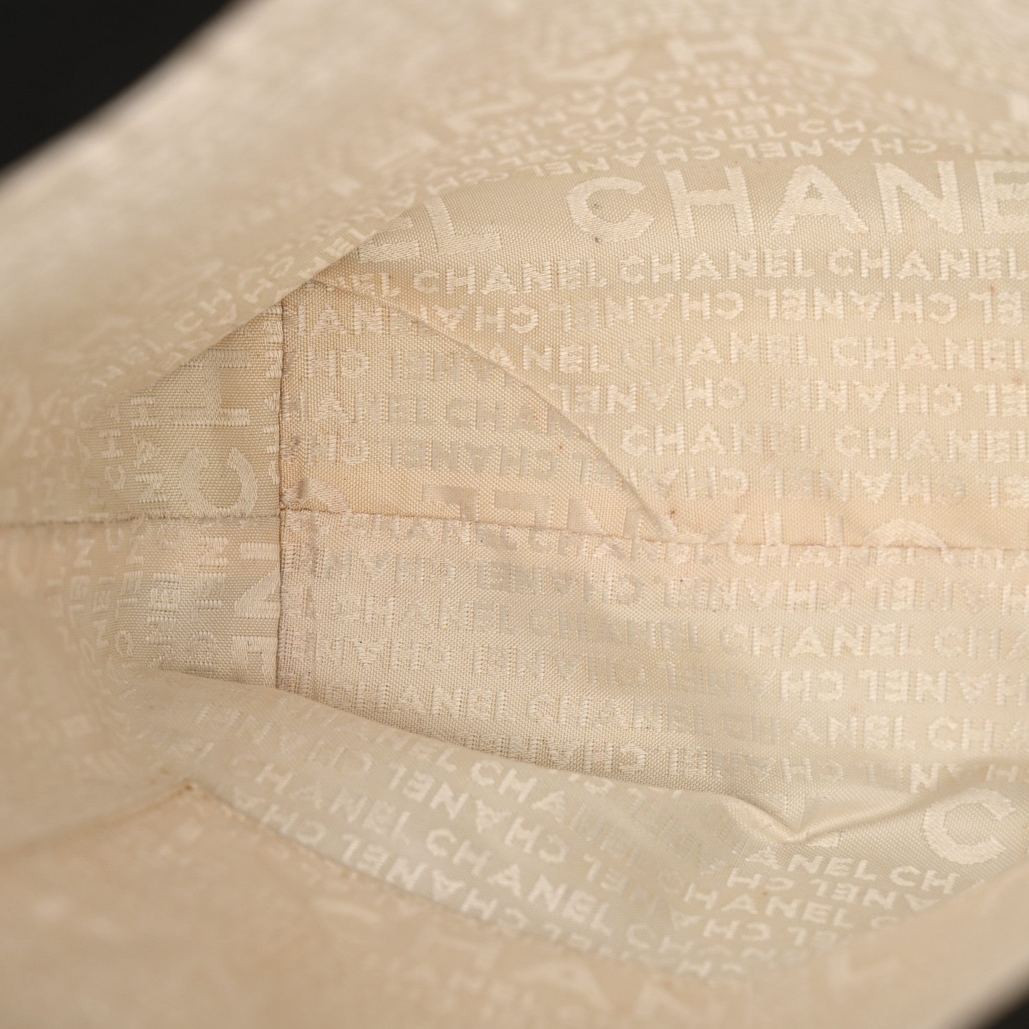 Chanel Canvas Square Stitched CC Small Tote Bag Black 10 of 19