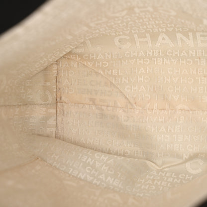 Chanel Canvas Square Stitched CC Small Tote Bag Black 10 of 19