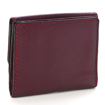 Chloe Grained Calfskin Marcie Square Wallet Intense Violine 3 of 11