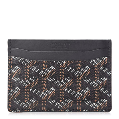 Goyard Goyardine Saint Sulpice Card Holder Black 1 of 6