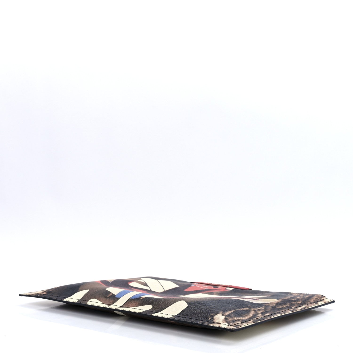 Givenchy Coated Canvas Tribal Girl Print Large Antigona Pouch 9 of 11