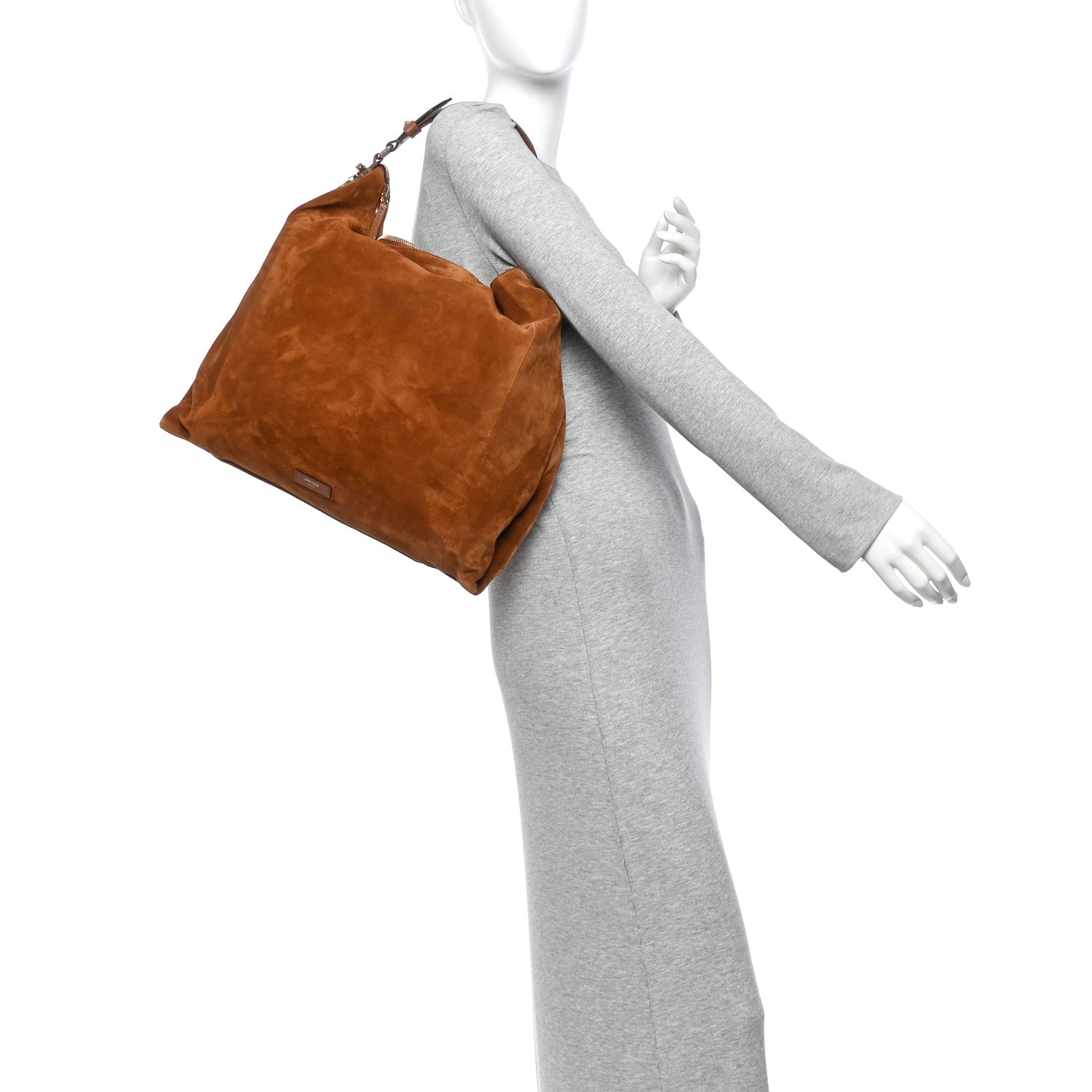 Jimmy Choo Suede Ana Hobo Bag Tan 2 of 10