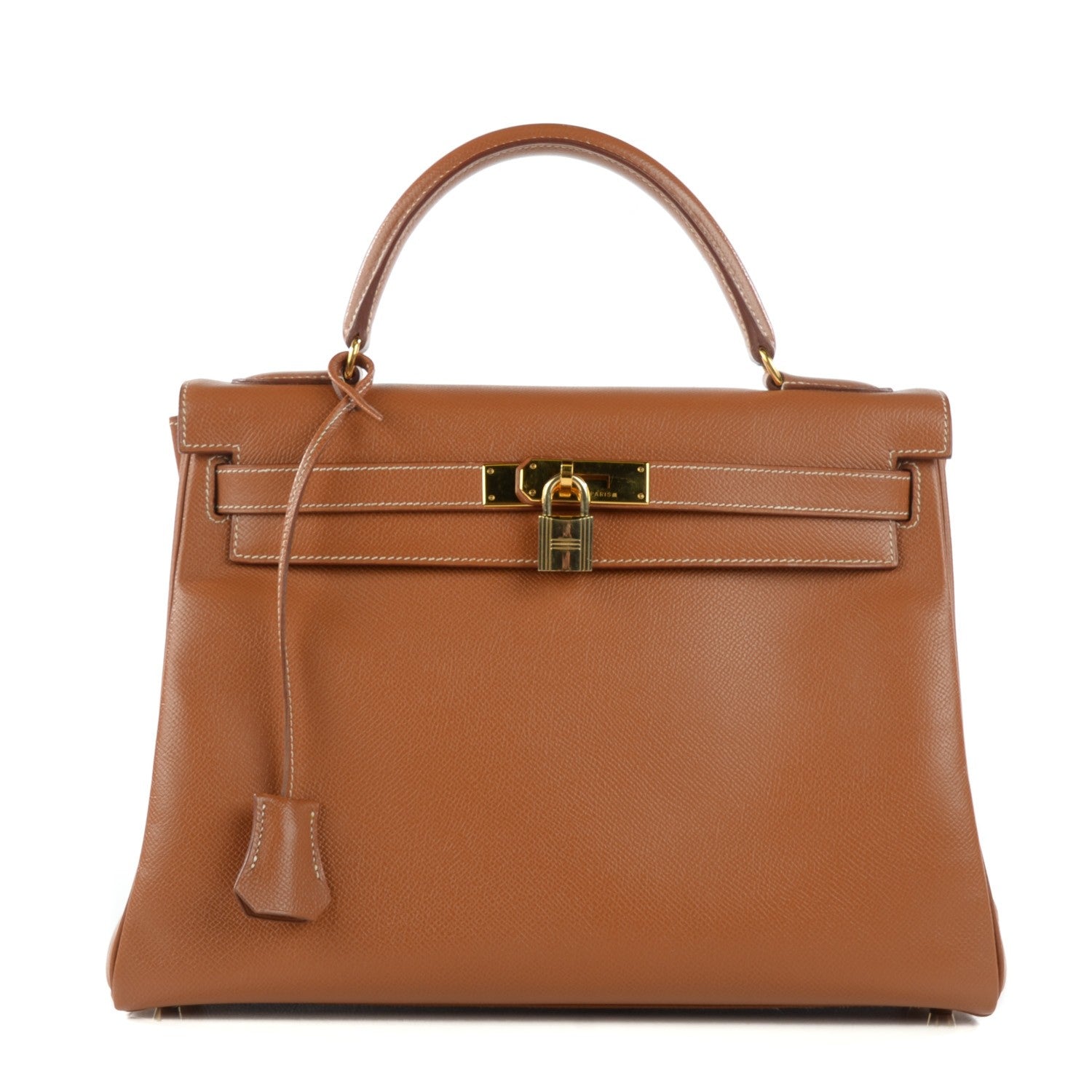 Hermes Courchevel Kelly Retourne 32 Gold 1 of 16
