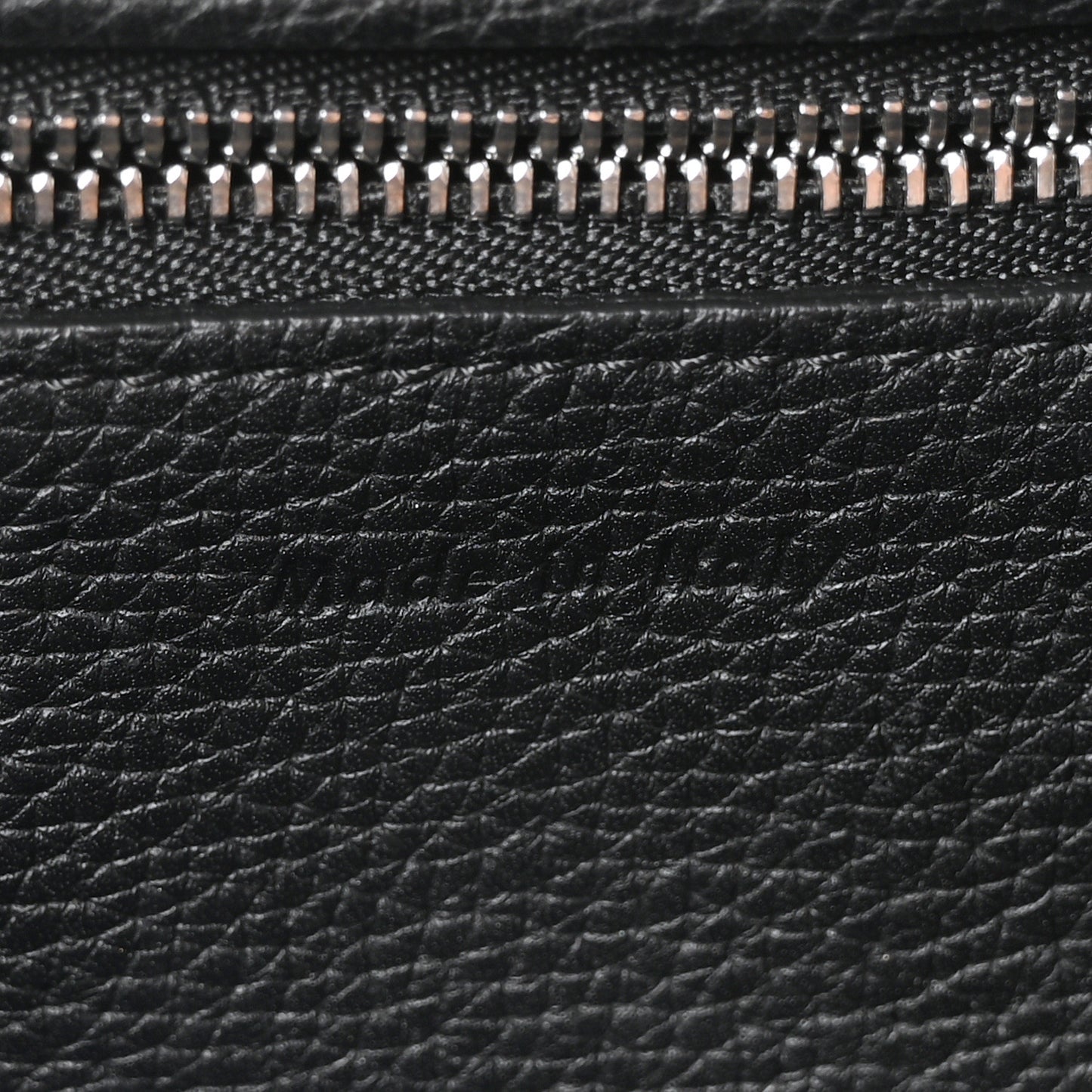 Supple Grained Calfskin Small Big Bag Black