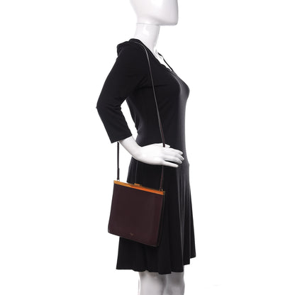 Celine Smooth Calfskin Mini Clasp Bag Bordeaux 2 of 10