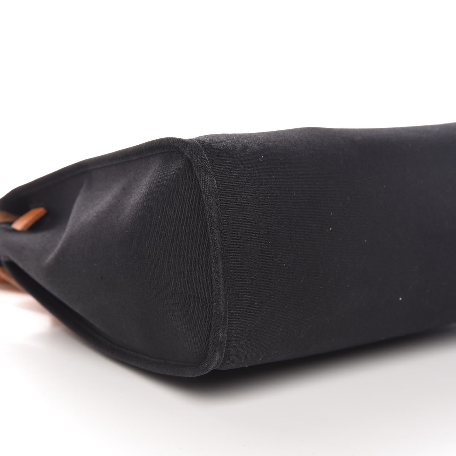 Hermes Toile Vache Calfskin Herbag 30 PM Black Natural 5 of 10