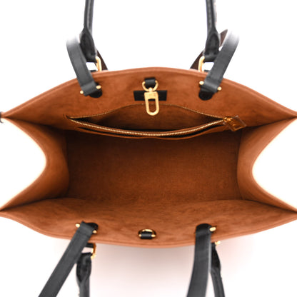 Louis Vuitton Empreinte Monogram Giant Wild At Heart Onthego MM Caramel 5 of 9