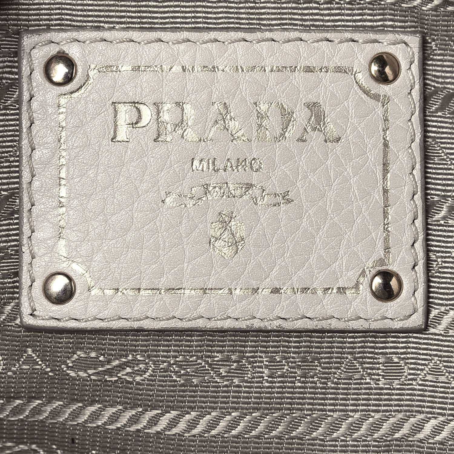Prada Vitello Daino Tote Talco 6 of 17