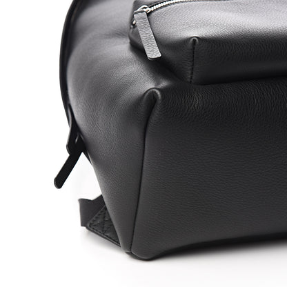 Balenciaga Smooth Calfskin Logo Large Everyday Backpack Black 7 of 9