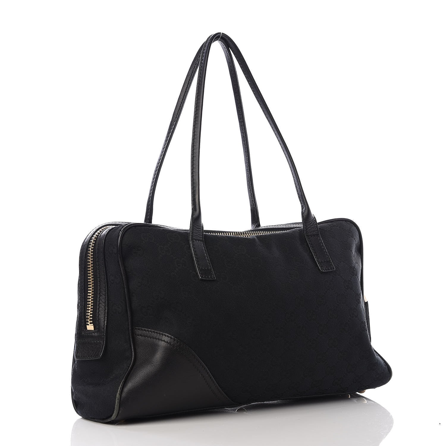 Gucci Monogram Medium New Britt Boston Black 2 of 10