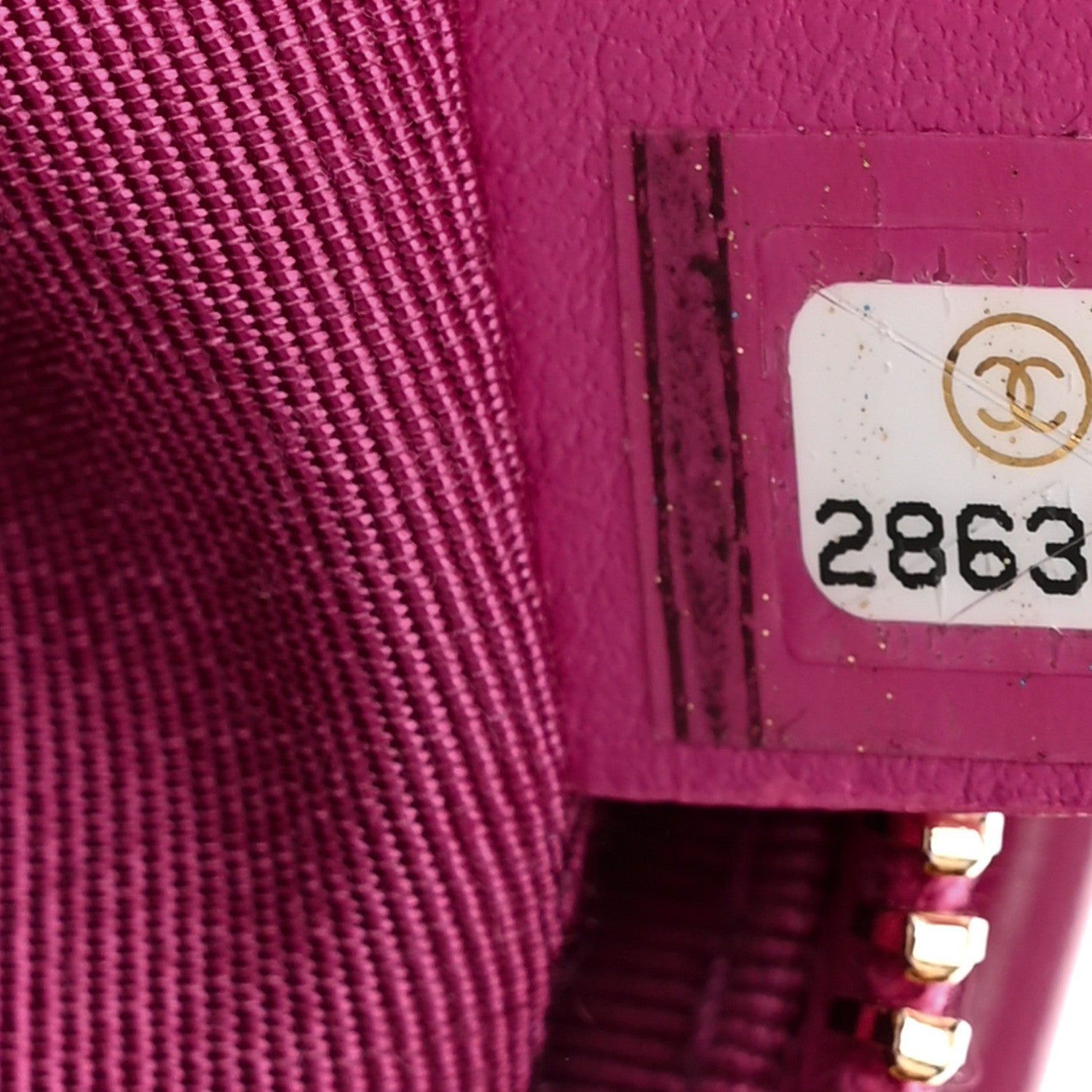 Chanel Aged Calfskin Quilted Small Gabrielle Hobo Fuchsia 7 of 10