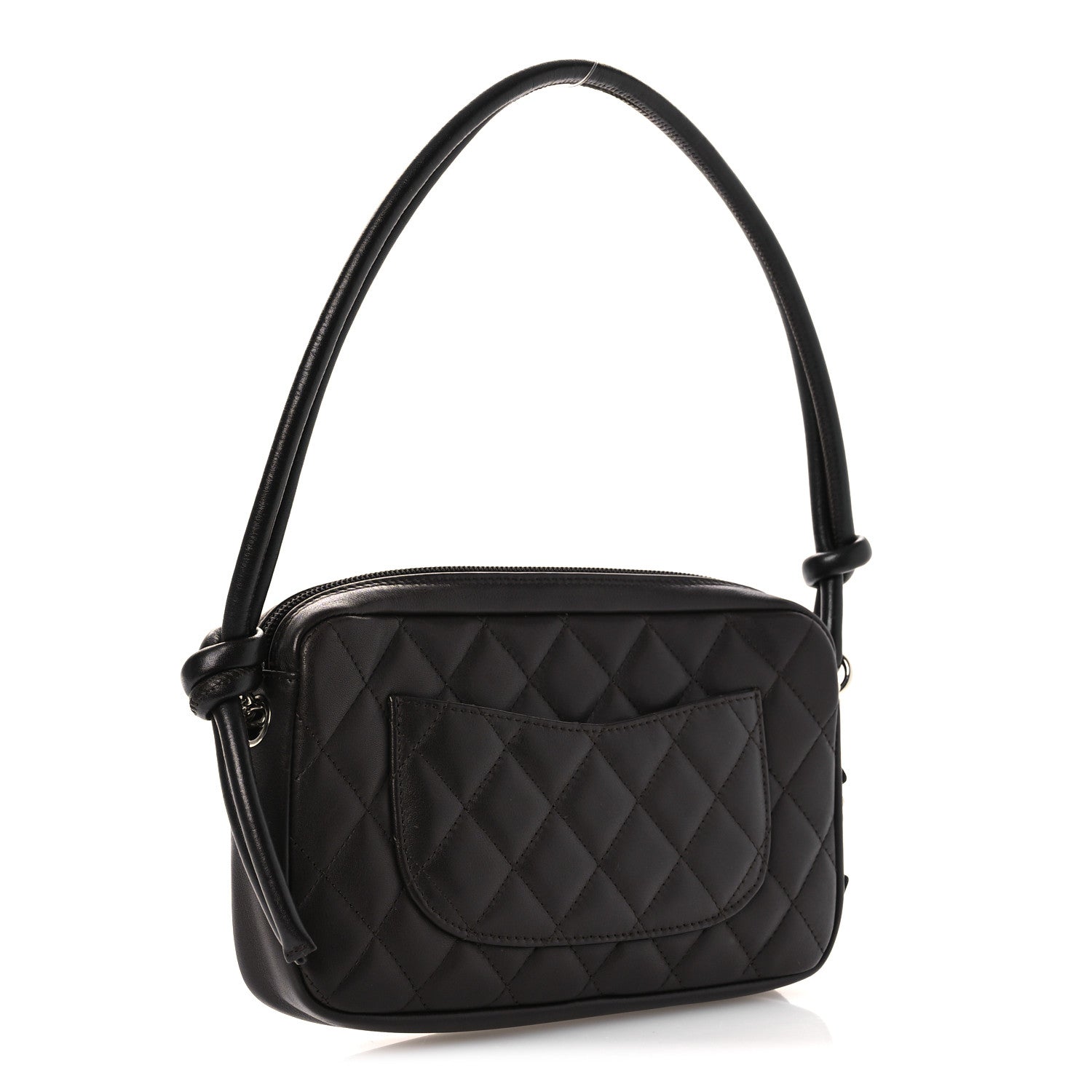 Chanel Calfskin Quilted Cambon Pochette Brown 3 of 12