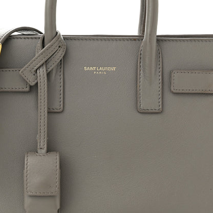 Saint Laurent Calfskin Nano Sac De Jour Fog 7 of 13