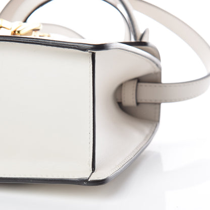 Gucci Calfskin Mini Sylvie Top Handle Bag White 14 of 14