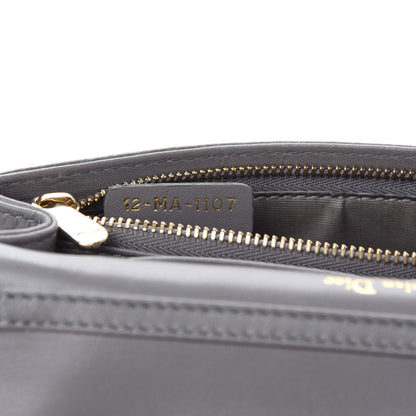 Christian Dior Grained Calfskin Diorama Wallet on Chain Pouch Gris 10 of 11