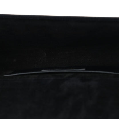 Saint Laurent Grain De Poudre Monogram Cassandre Clutch Black Black 5 of 6