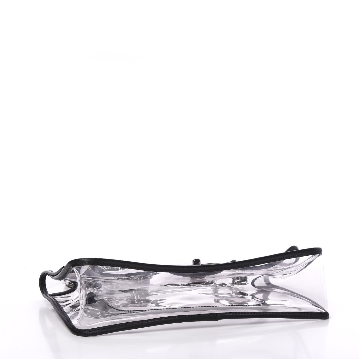 Chanel Lambskin Vinyl Large Naked Flap Black 3 of 9