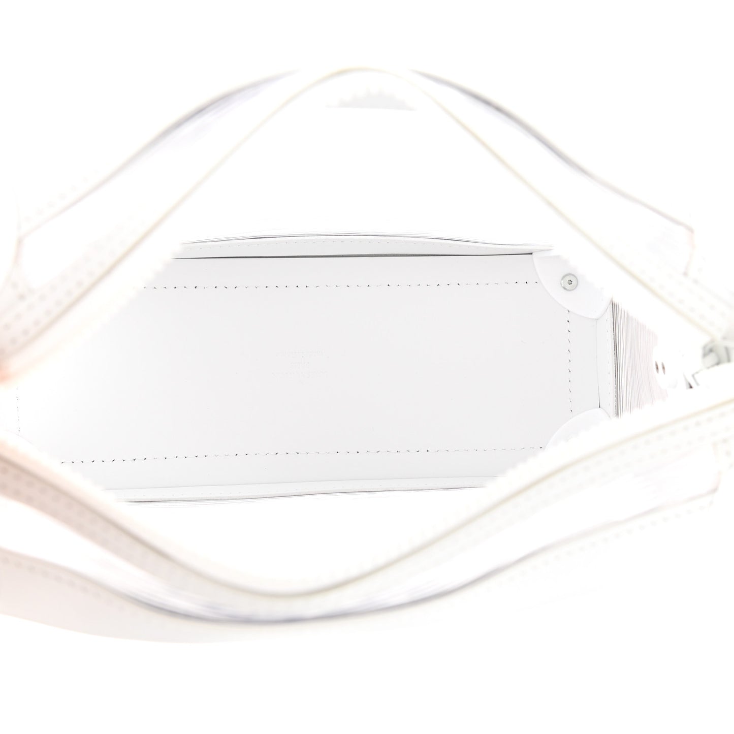 Calfskin PVC Epi Plage Soft Trunk Optic White