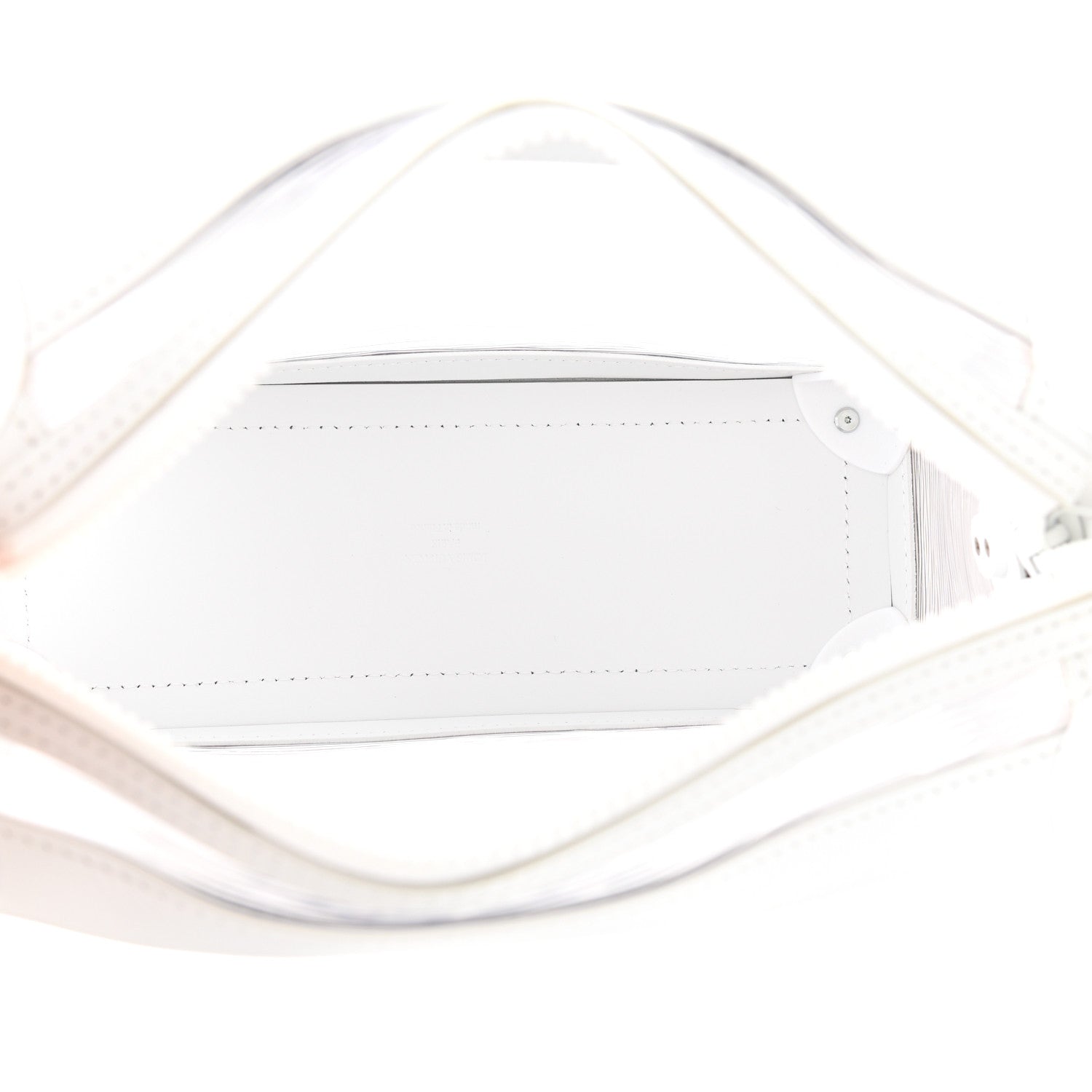 Louis Vuitton Calfskin PVC Epi Plage Soft Trunk Optic White 5 of 7