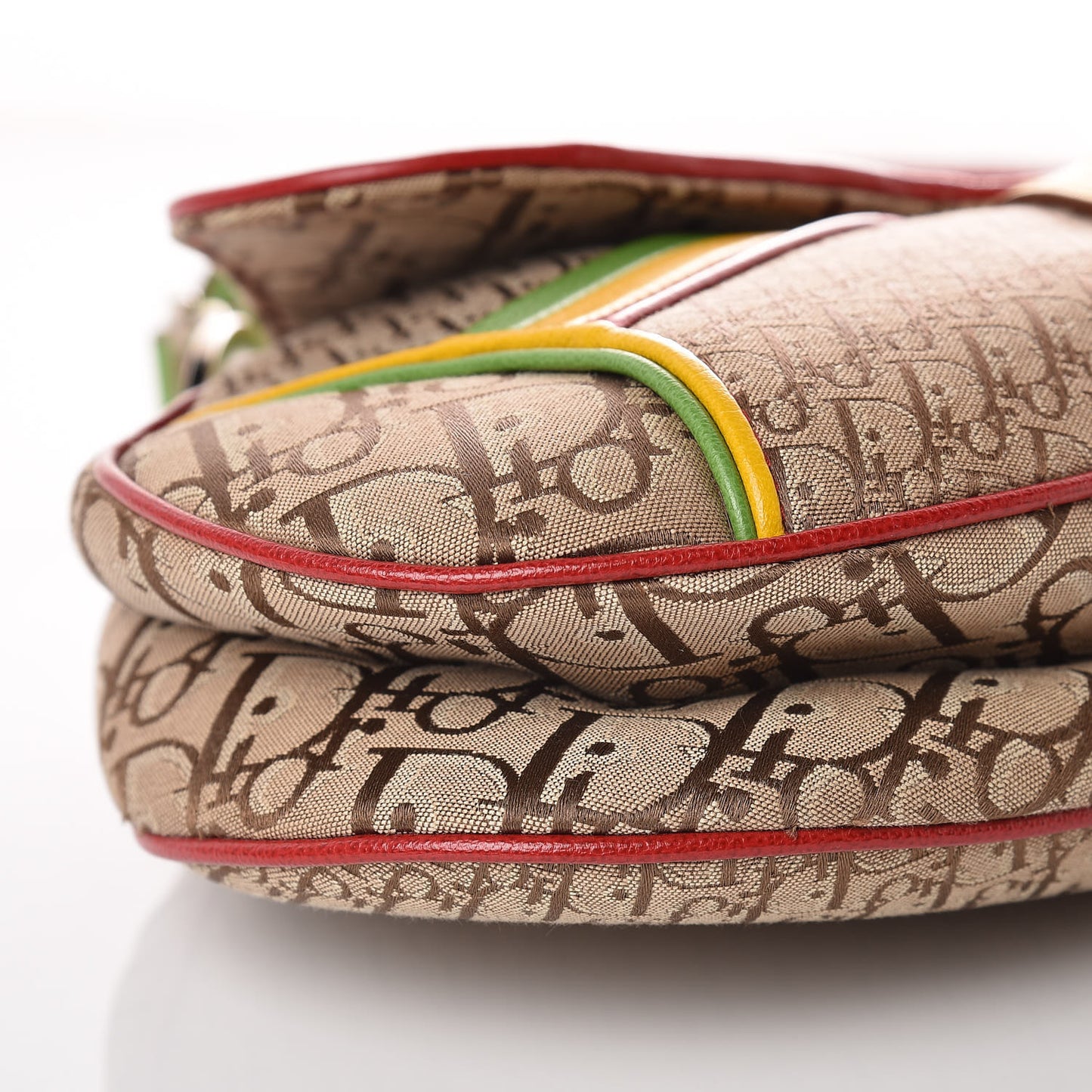 Monogram Rasta Saddle Bag Beige