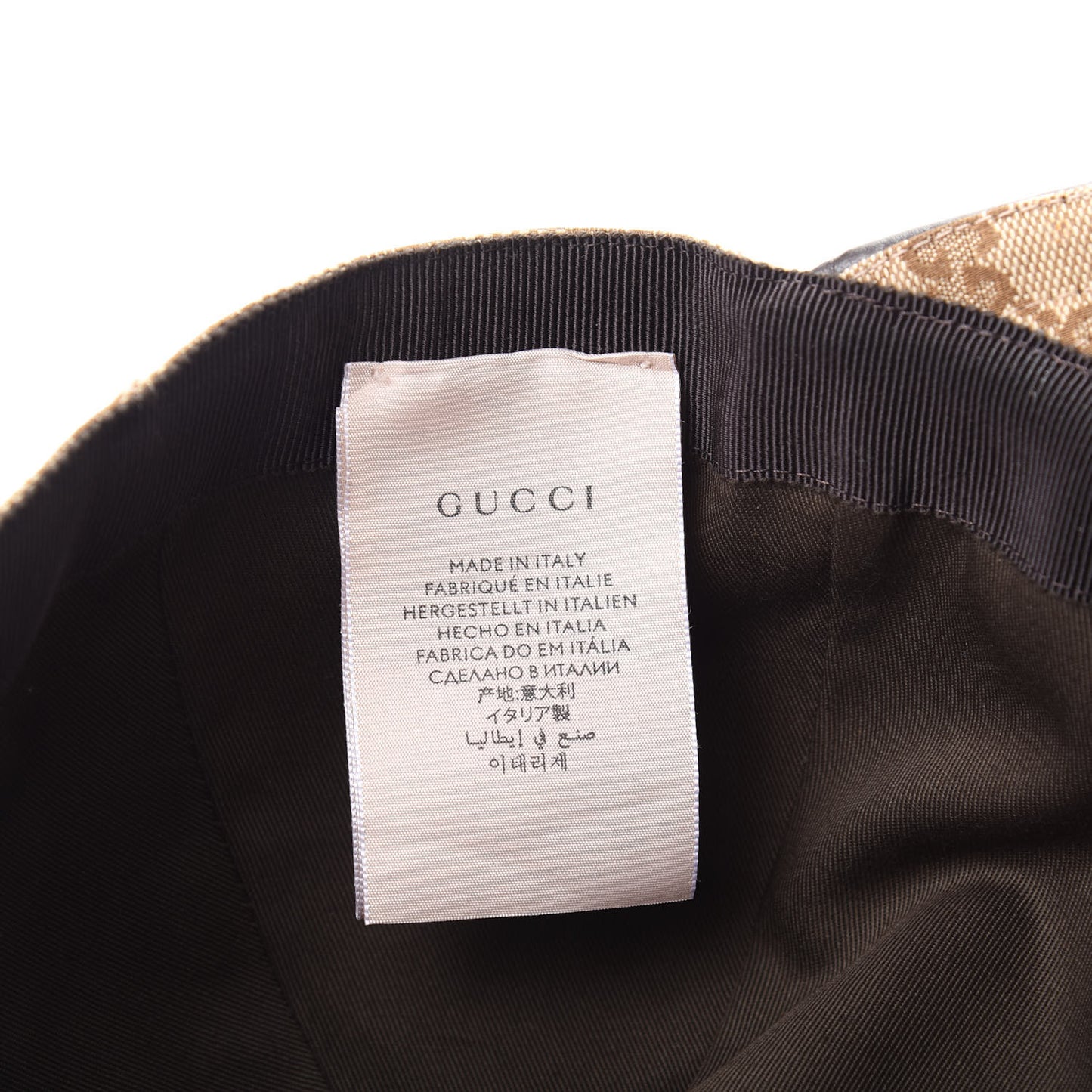 Monogram Web Baseball Hat L Beige Cocoa