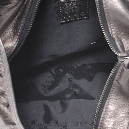 Burberry Lace Leather Avondale Hobo Metallic 5 of 8