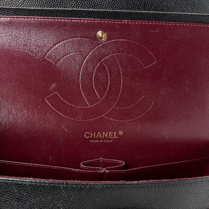 Chanel Caviar Quilted Jumbo Double Flap Black 7 of 14