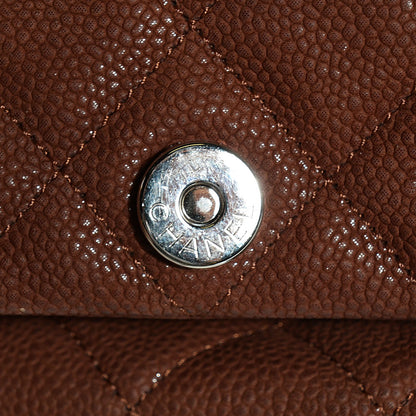 Chanel Iridescent Caviar Quilted Lady Pearly Tote Brown 6 of 8