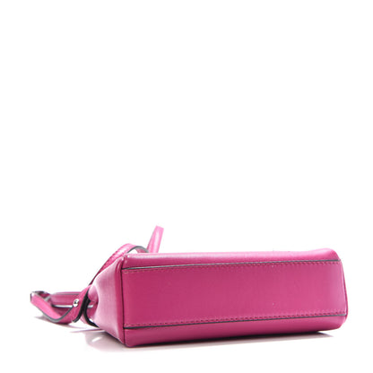 Fendi Nappa Micro Peekaboo Iconic Satchel Magenta 4 of 10