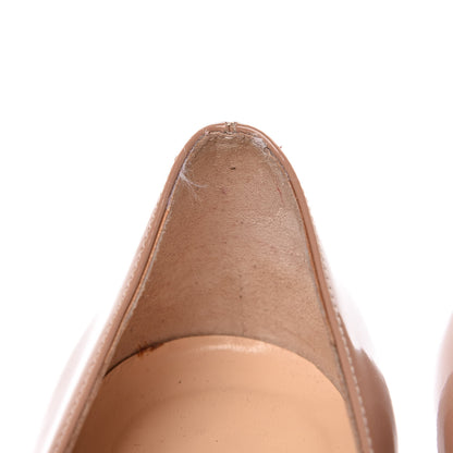 Christian Louboutin Patent Simple 100 Pumps 38 Nude 11 of 17