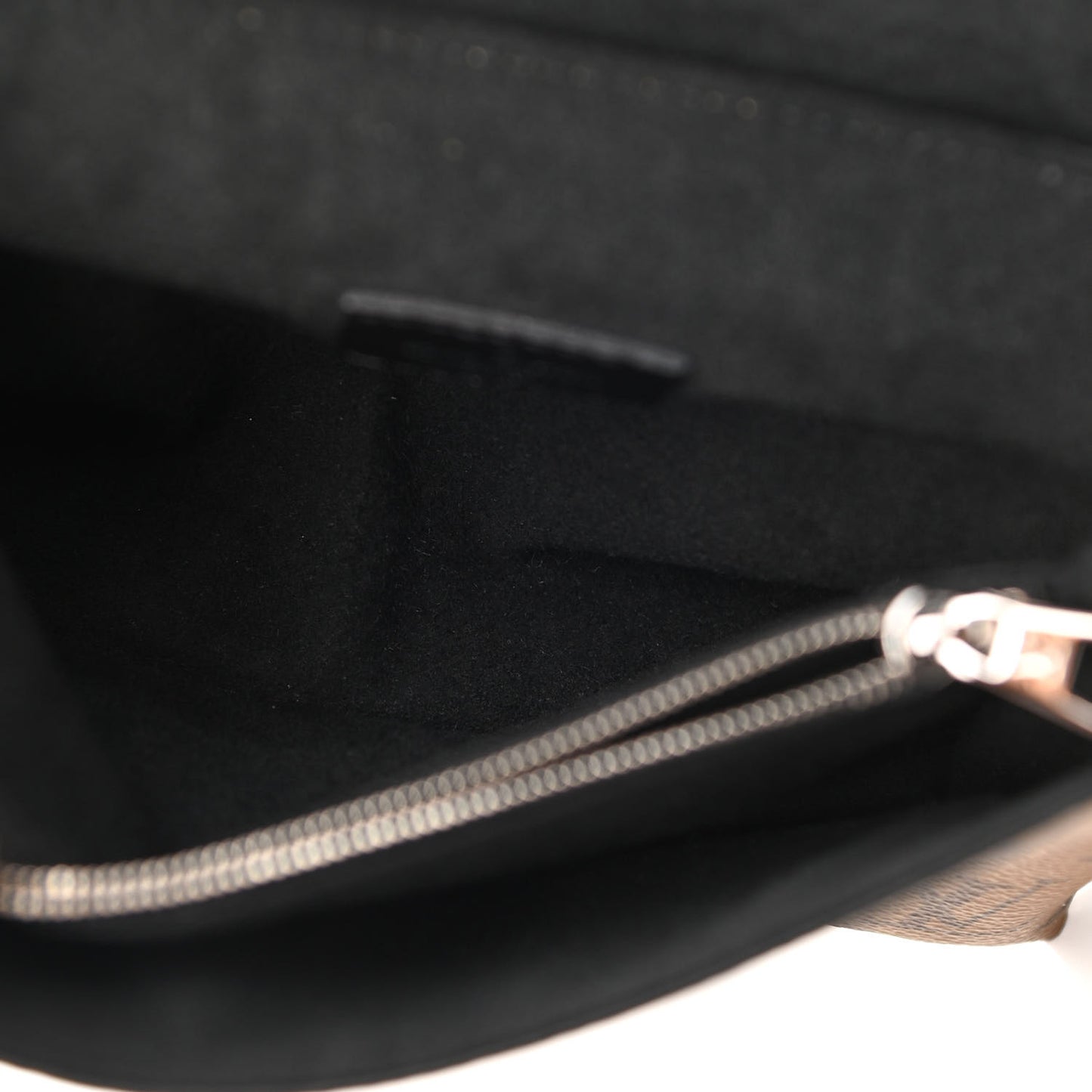 Reverse Monogram Kabuki Pochette Black