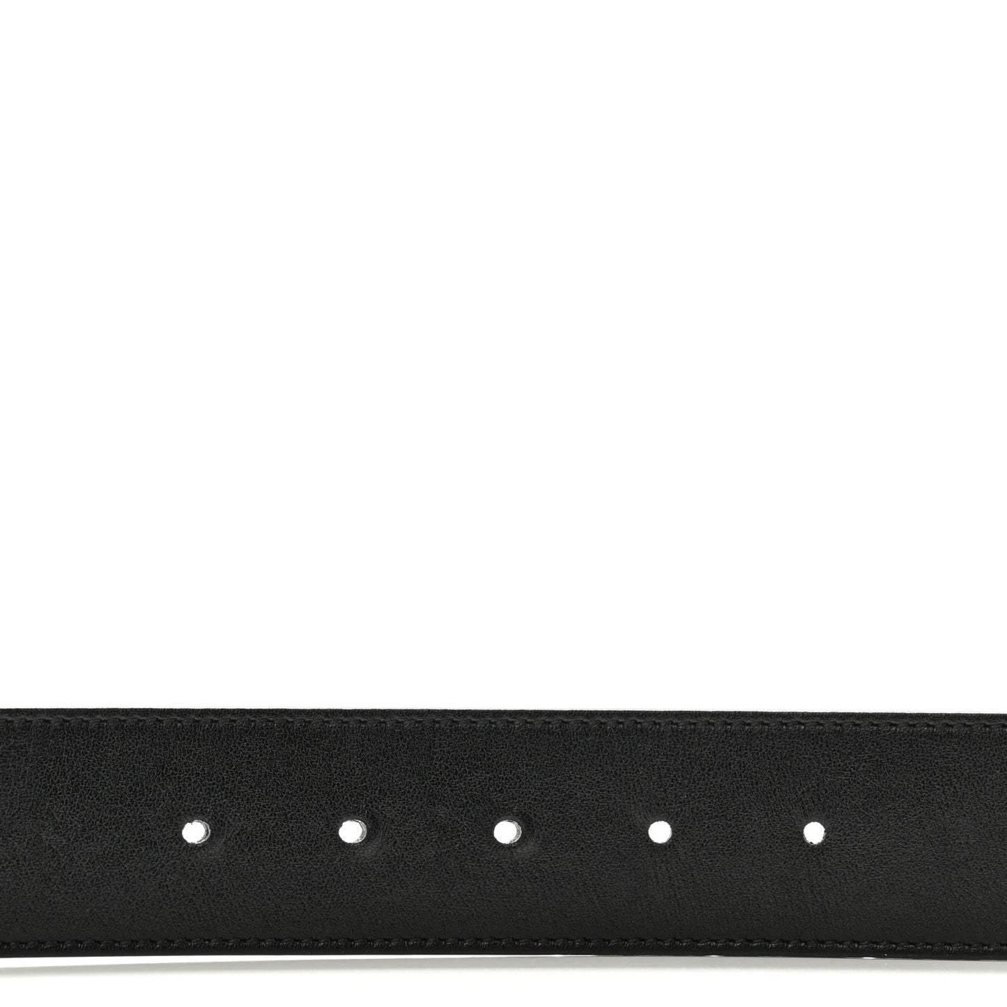 Plutone Calfskin Palladium Double G 40mm Belt 105 42 Black