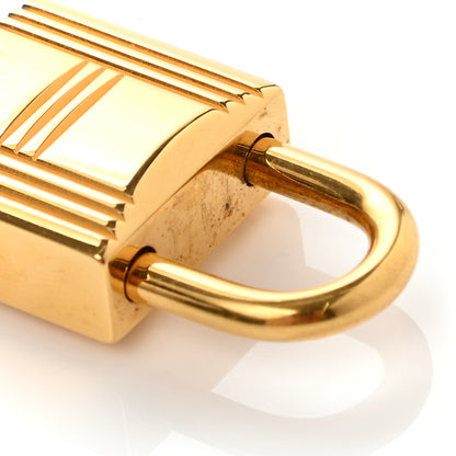 Hermes Togo Lock and Key Clochette Set Craie 7 of 8