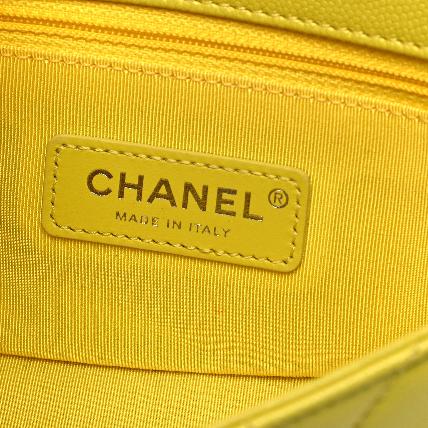 Chanel Caviar Quilted My Everything Small Flap Yellow 5 of 8
