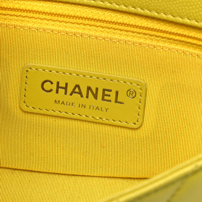 Chanel Caviar Quilted My Everything Small Flap Yellow 5 of 8