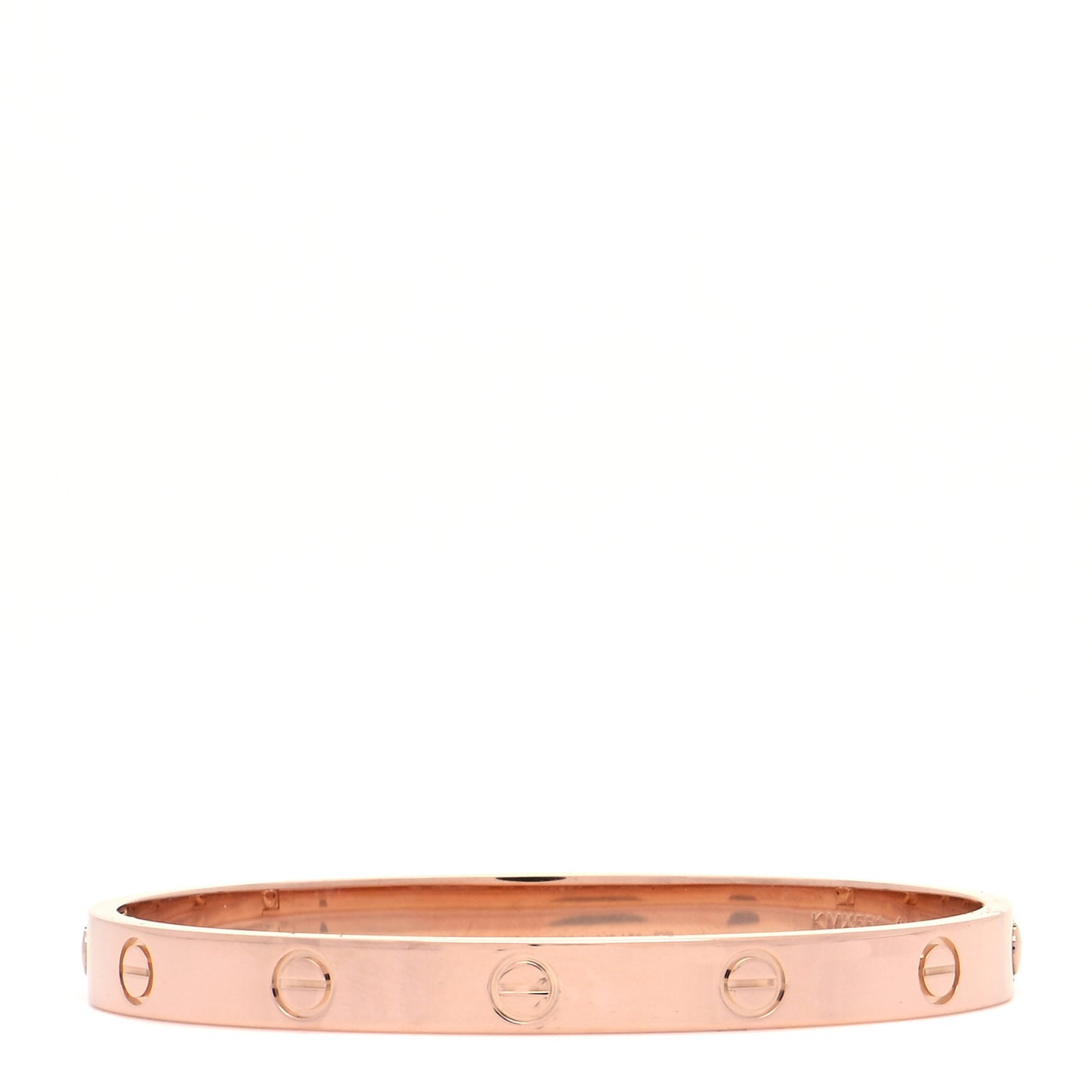 18K Pink Gold LOVE Bracelet 17