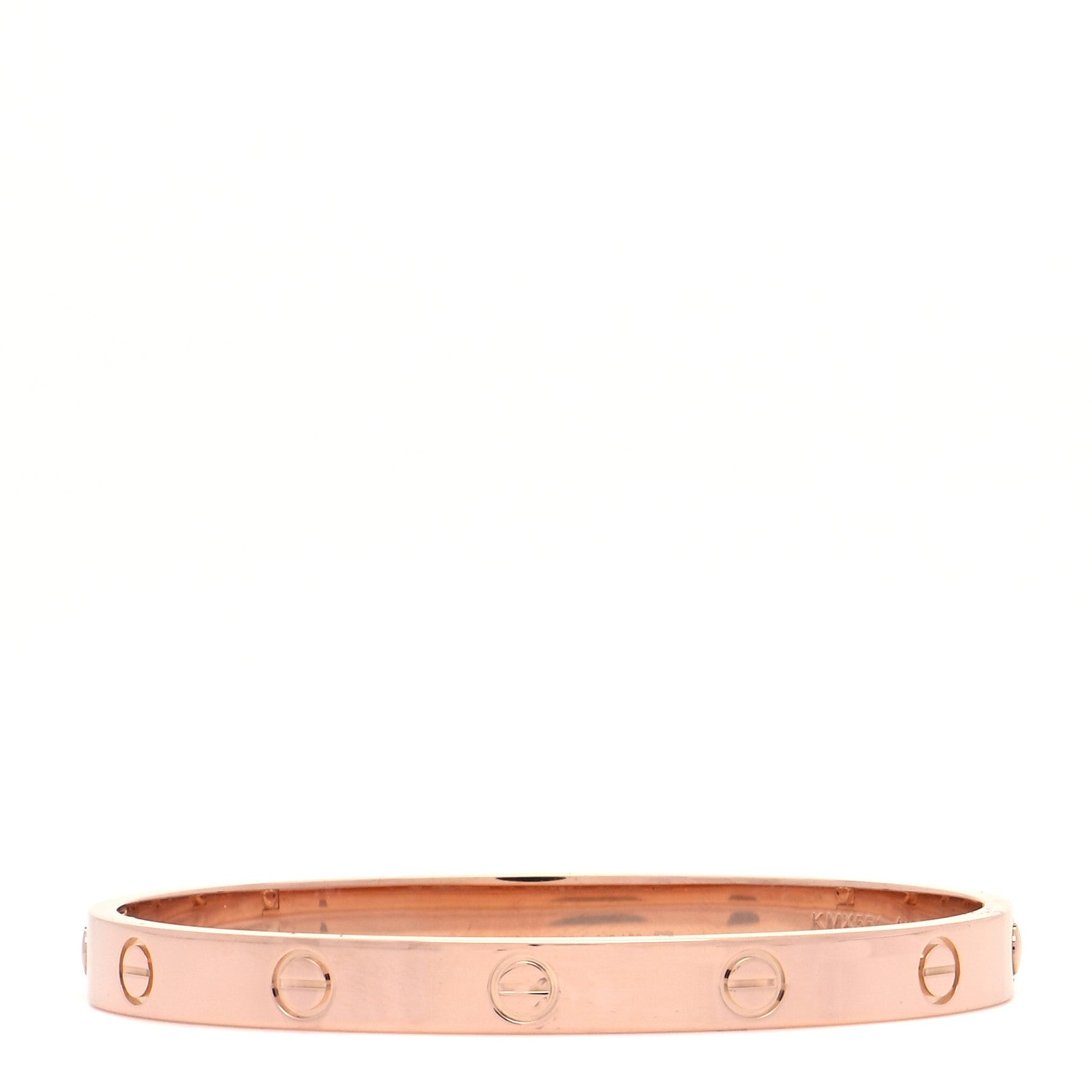 Cartier 18K Pink Gold LOVE Bracelet 17 3 of 7