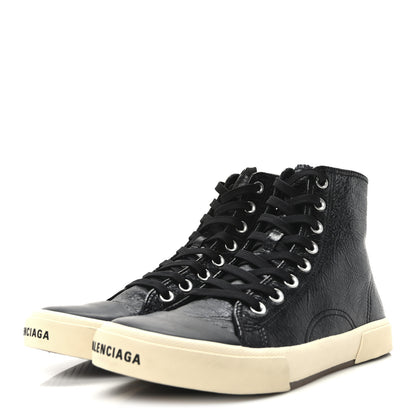 Balenciaga Agneau Arena Mens Paris High Top Sneakers 40 Black 4 of 8